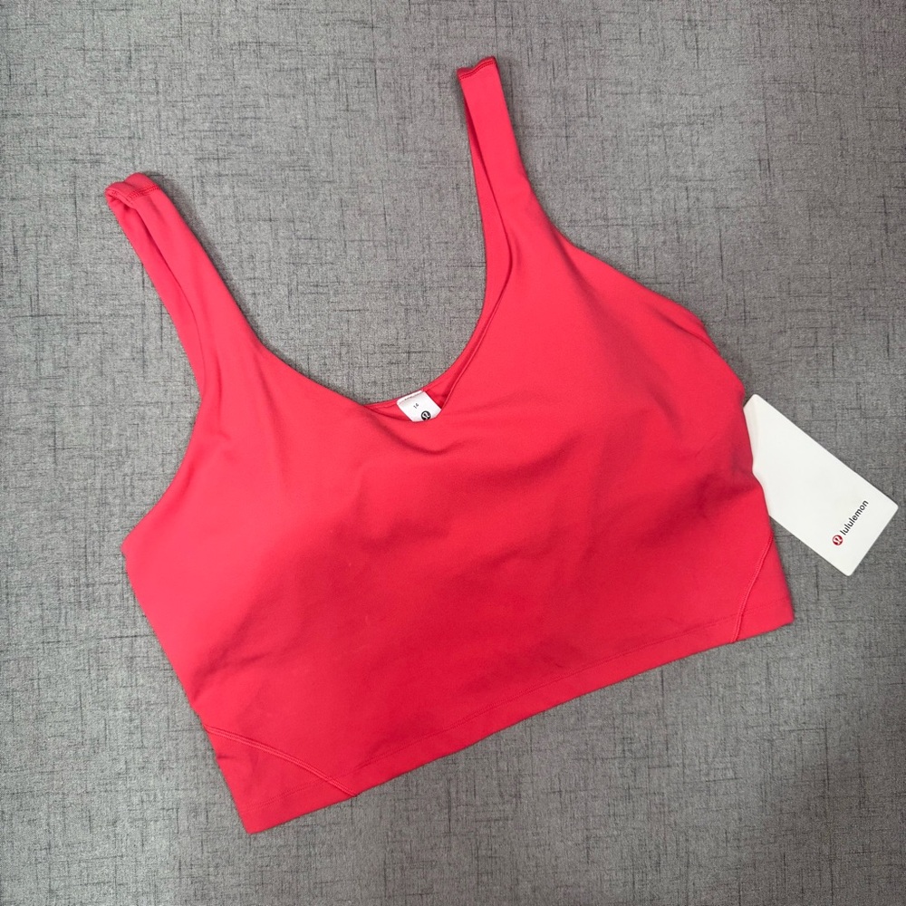 Lululemon Align Tank Top Crop Top Glazed Pink Size 14 NWT - Picture 4 of 8